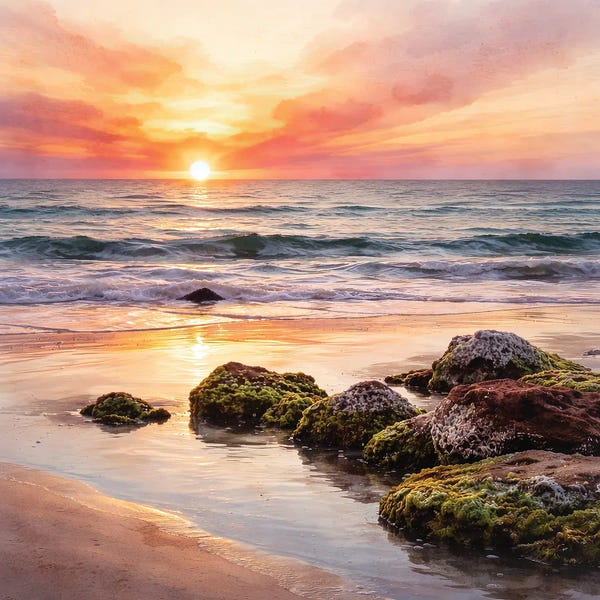 Janet Fikar: Sunrise On The Atlantic by Janet Fikar