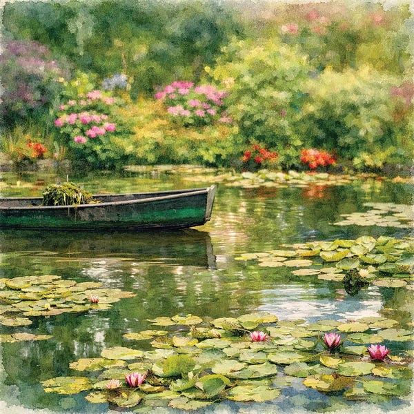 Janet Fikar: Watercolor Garden by Janet Fikar