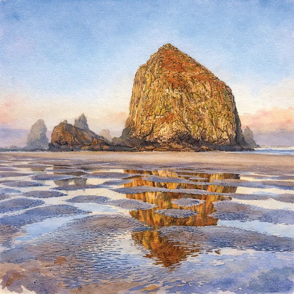 Janet Fikar: Oregon Low Tide by Janet Fikar