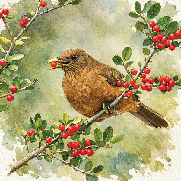 Fine Art Print: Berry Picker by Janet Fikar