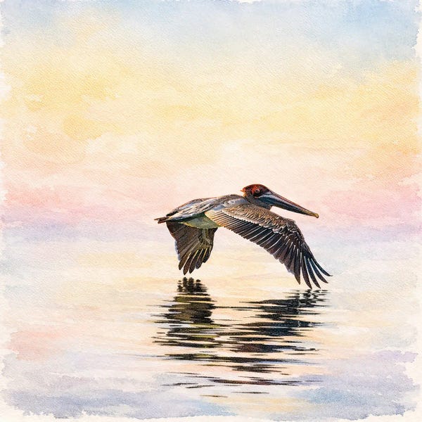 Janet Fikar: Pelican Reflection by Janet Fikar