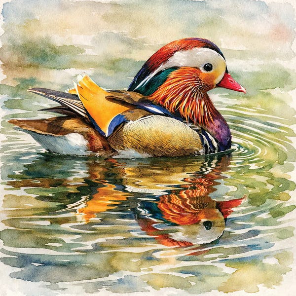 Janet Fikar: Mandarin Duck by Janet Fikar