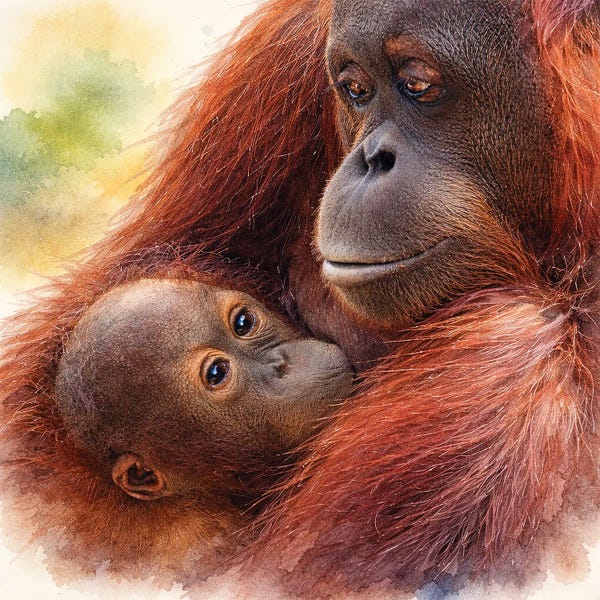 Janet Fikar: Orangutan Love by Janet Fikar