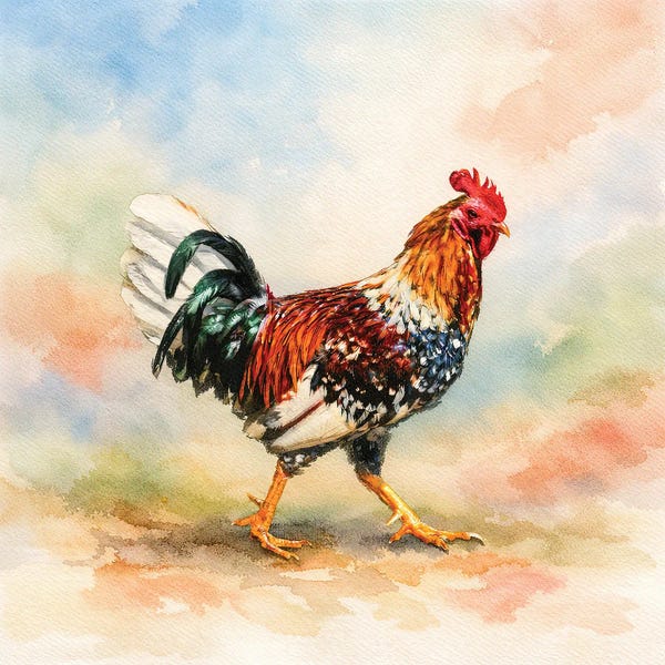 Rooster Portrait I
