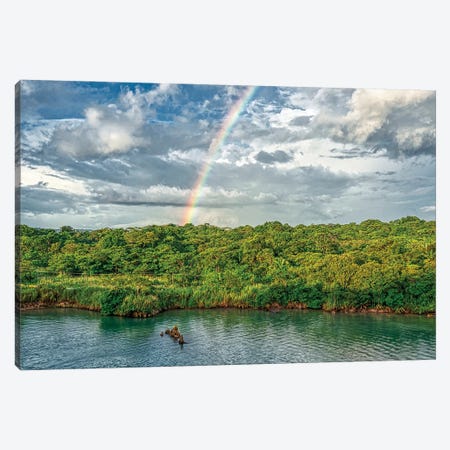Rainbow Over Panama Canvas Print #JFK89} by Janet Fikar Canvas Print