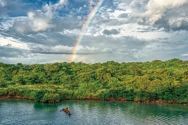 Central America: Rainbow Over Panama by Janet Fikar