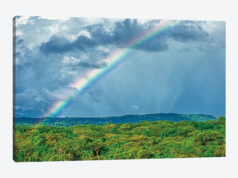 Rainbow Over Panama II by Janet Fikar 1-piece Canvas Artwork