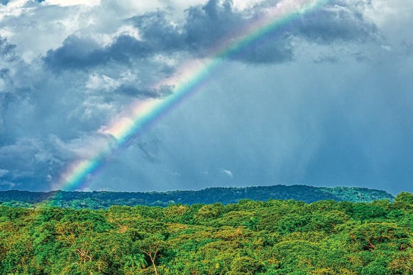 Central America: Rainbow Over Panama II by Janet Fikar