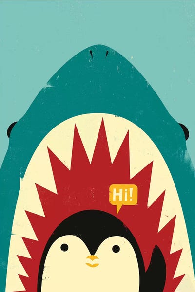 Kids Ocean Life Art: Hi! by Jay Fleck
