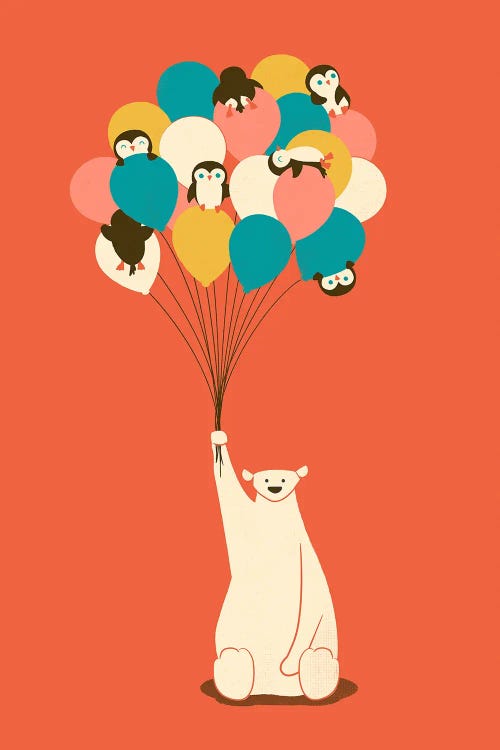 Penguin Bouquet by Jay Fleck wall art