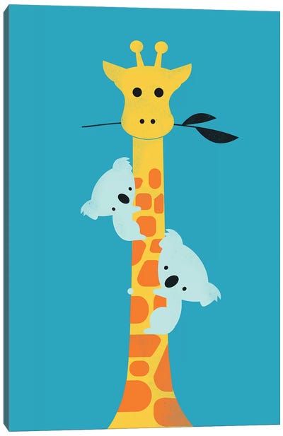 I'll Be Your Tree Canvas Art Print - Giraffe Art