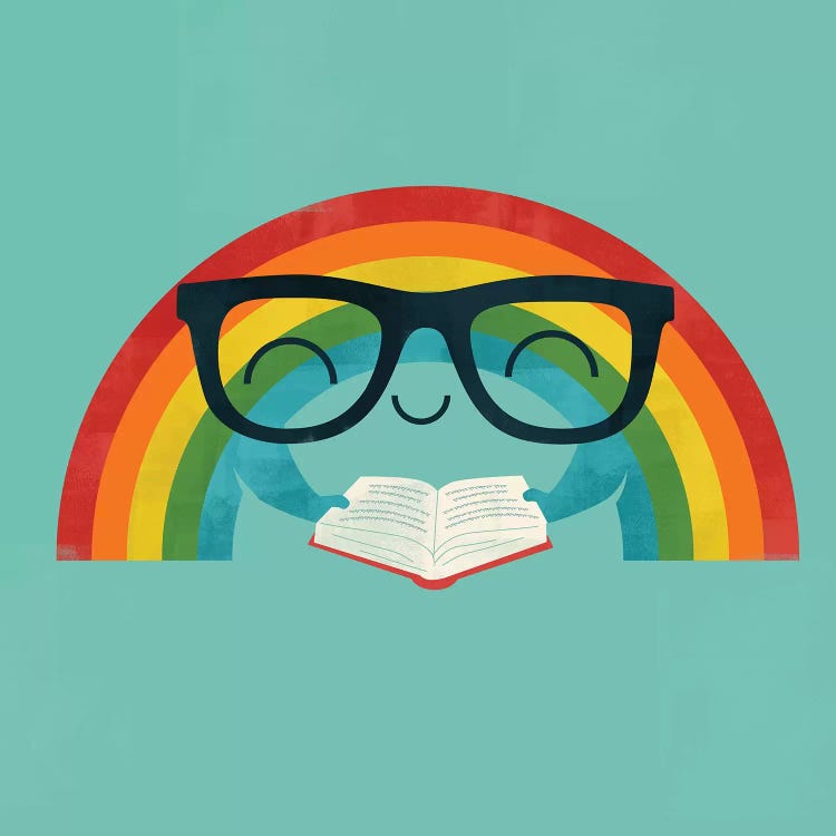 Reading Rainbow by Jay Fleck wall art