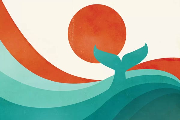 Kids Nautical Art: Wave (Day) by Jay Fleck