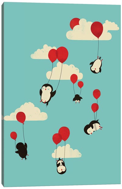 We Can Fly! Canvas Art Print - Balloons