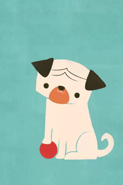 Pugs: My Red Ball by Jay Fleck