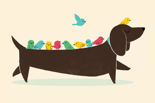 Kids Inspirational Art: Bird Dog by Jay Fleck