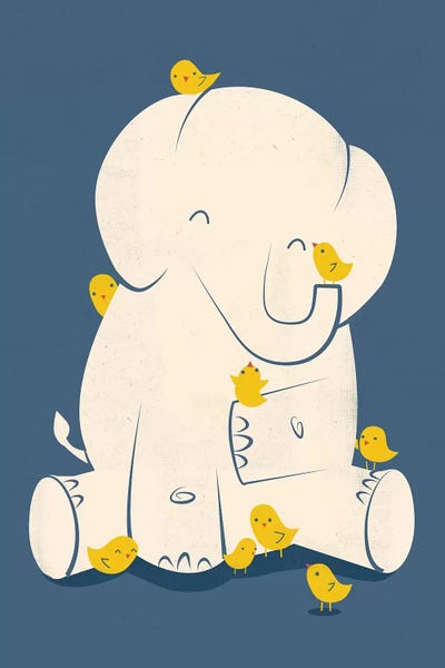 Kids Inspirational Art: Big Mama by Jay Fleck