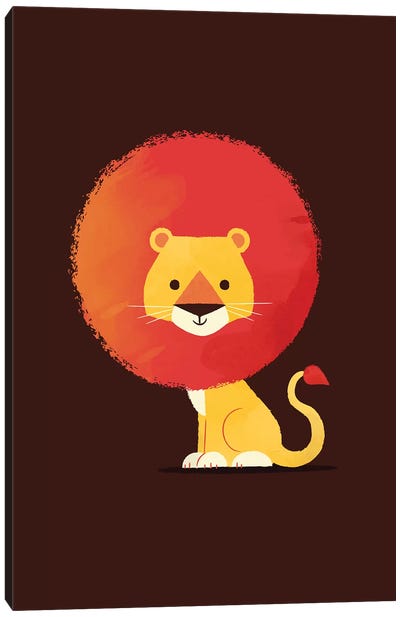 Lion Canvas Art Print - Jay Fleck