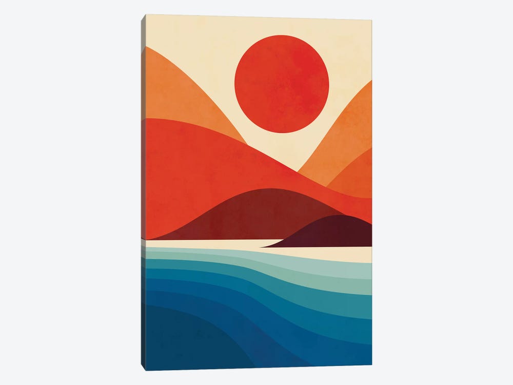 Seaside by Jay Fleck 1-piece Canvas Art
