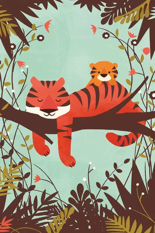 Sleeping Tiger by Jay Fleck wall art