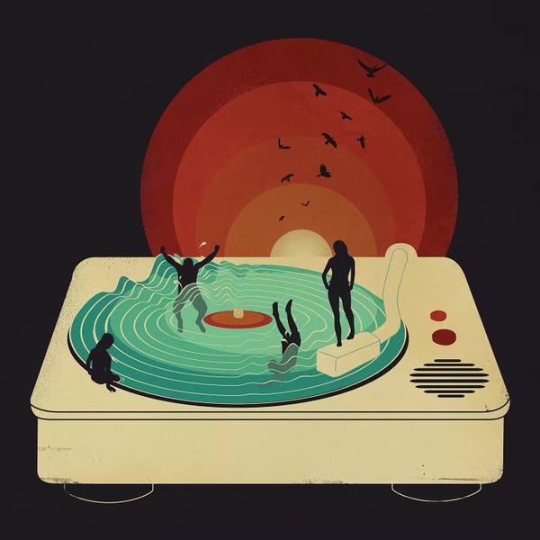 Vinyl Records: Soundwaves by Jay Fleck