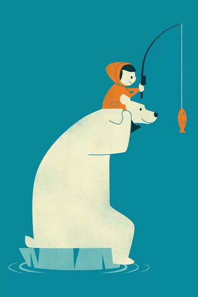 Bears: Dinner For Two by Jay Fleck