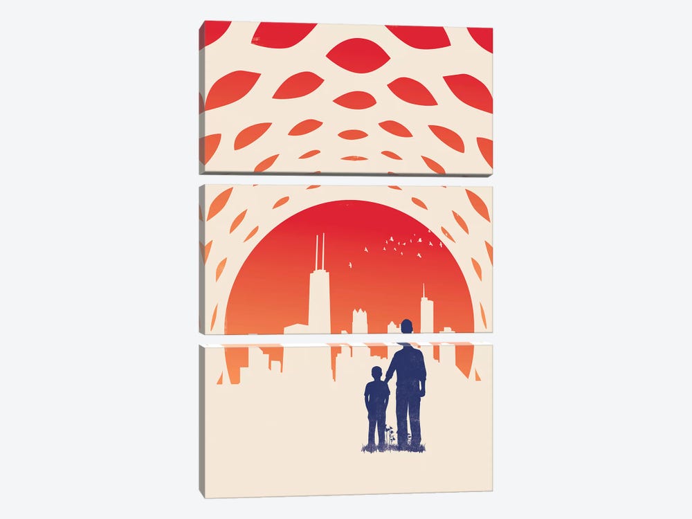 The Skyline by Jay Fleck 3-piece Art Print