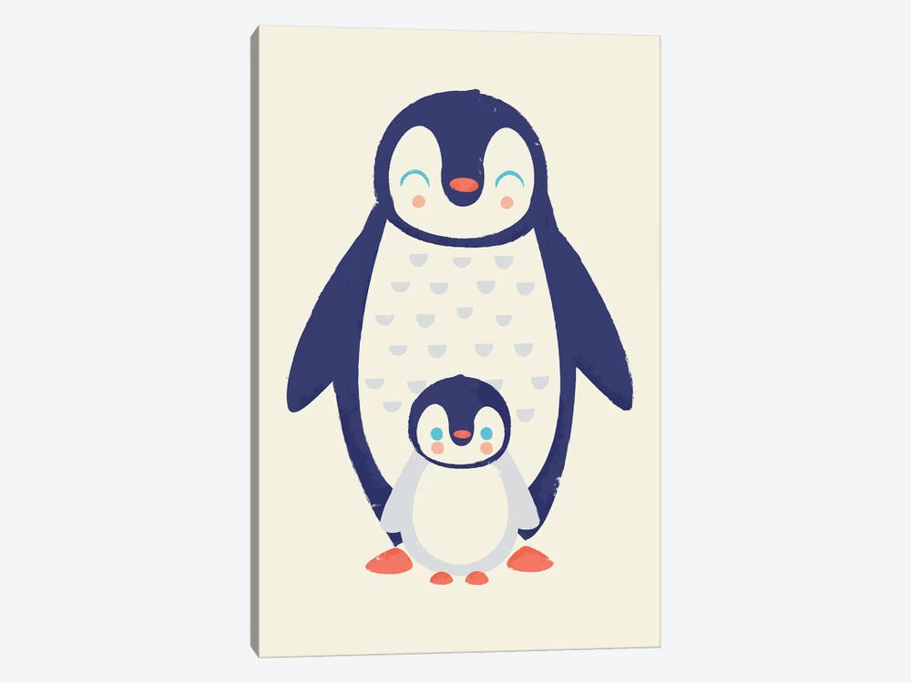 Mama Penguin by Jay Fleck 1-piece Art Print