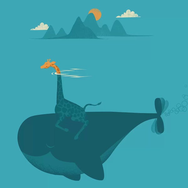 Kids Ocean Life Art: Nature's Submarine by Jay Fleck