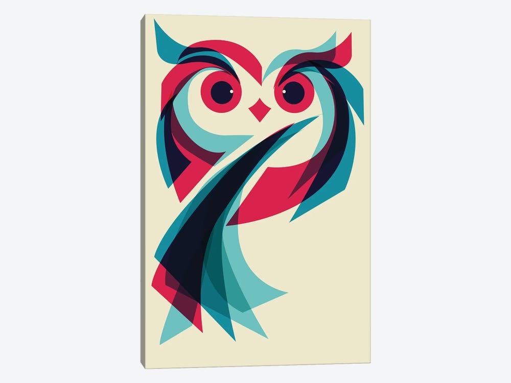 Owl by Jay Fleck 1-piece Canvas Art Print