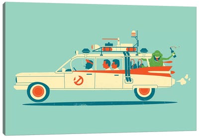 Party In The Back Canvas Art Print - Ghostbusters
