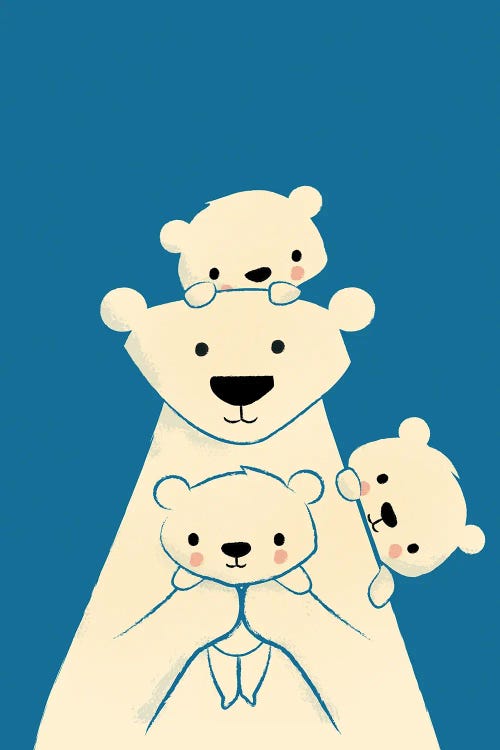 Papa Bear by Jay Fleck wall art