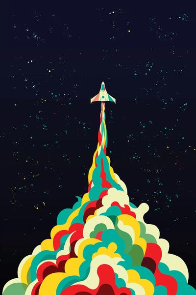 Into The Sky by Jay Fleck framed wall art