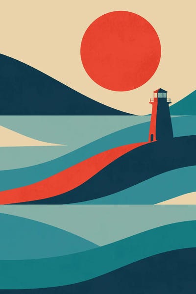 Kids Nautical Art: Lighthouse by Jay Fleck
