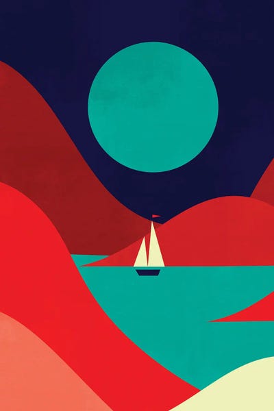 Kids Nautical Art: Inlet by Jay Fleck