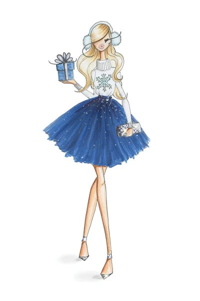 Seasonal Glam: Snowflake by Josefina Fernandez