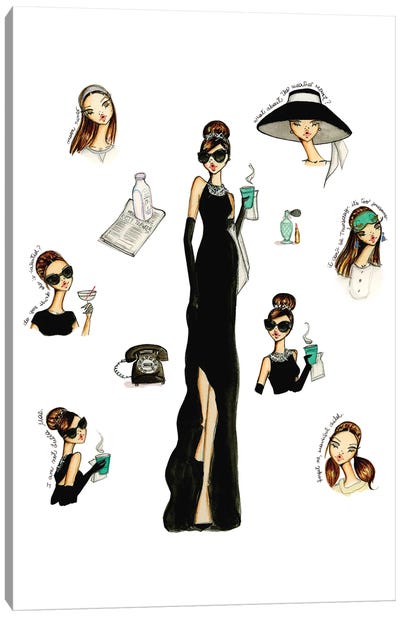 Breakfast At Holly's Canvas Art Print - Holly Golightly