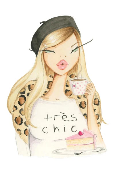 Tres Chic by Josefina Fernandez art print
