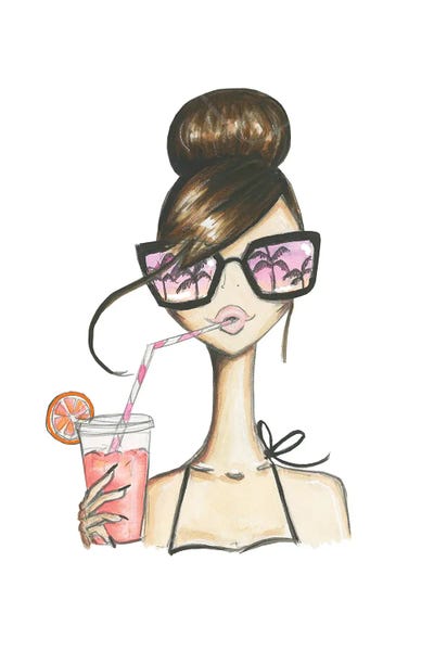 Sunset Vibes by Josefina Fernandez art print