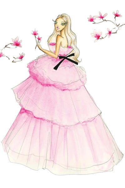 Magnolia Garden by Josefina Fernandez art print