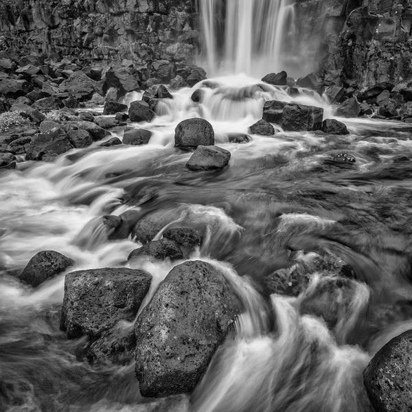 Selfoss: Iceland, Golden Circle, Oxarafoss by John Ford