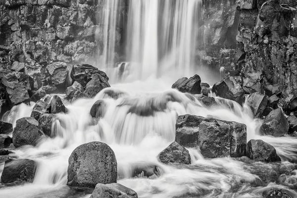 Selfoss: Iceland, Golden Circle, Oxarafoss by John Ford