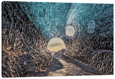 Iceland, Jokulsarlon Glacier Canvas Art Print - Iceland Art