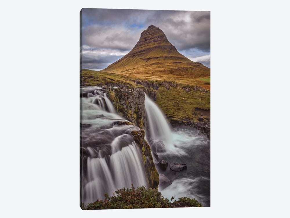 Iceland, Kirkjufellsfoss by John Ford 1-piece Art Print