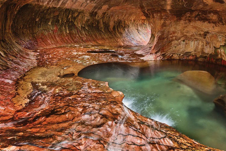 The Subway (Left Fork Of North Creek), Zion National Park, Utah, USA