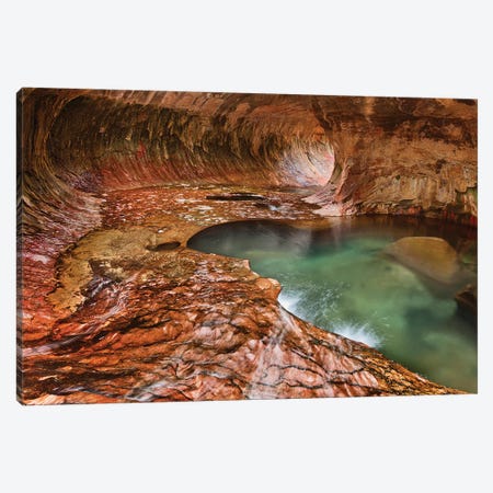 The Subway (Left Fork Of North Creek), Zion National Park, Utah, USA Canvas Print #JFO2} by John Ford Canvas Wall Art