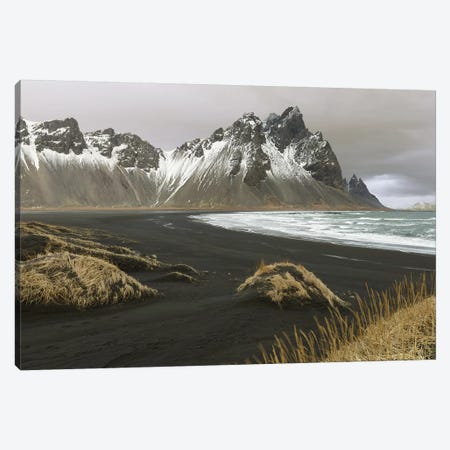 Iceland, Stokksnes, Mt. Vestrahorn Canvas Print #JFO36} by John Ford Art Print