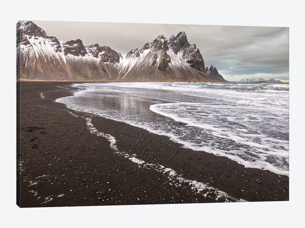 Iceland, Stokksnes, Mt. Vestrahorn by John Ford 1-piece Canvas Art Print