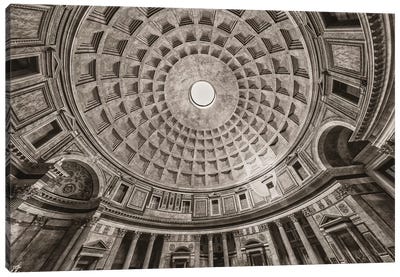Italy, Pantheon Canvas Art Print