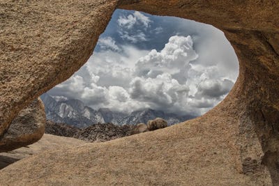 Usa, Eastern Sierra, Mosaic Arch by John Ford canvas print